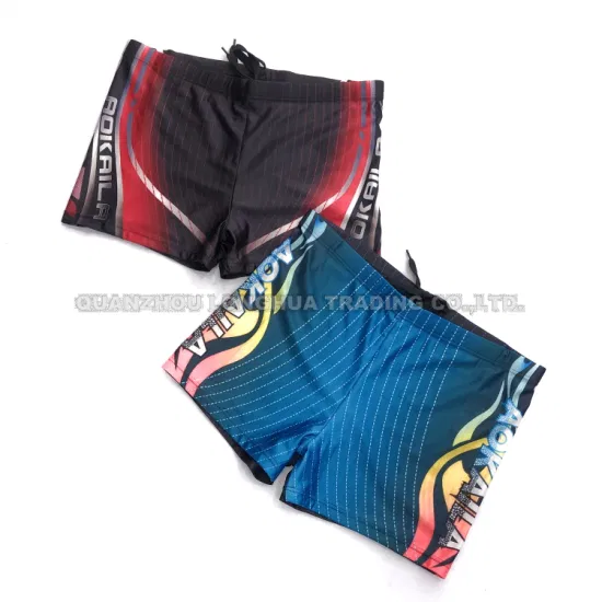 Maillot de bain pour hommes et garçons, maillot de bain, short de Surf, imprimé, en Nylon et Spandex