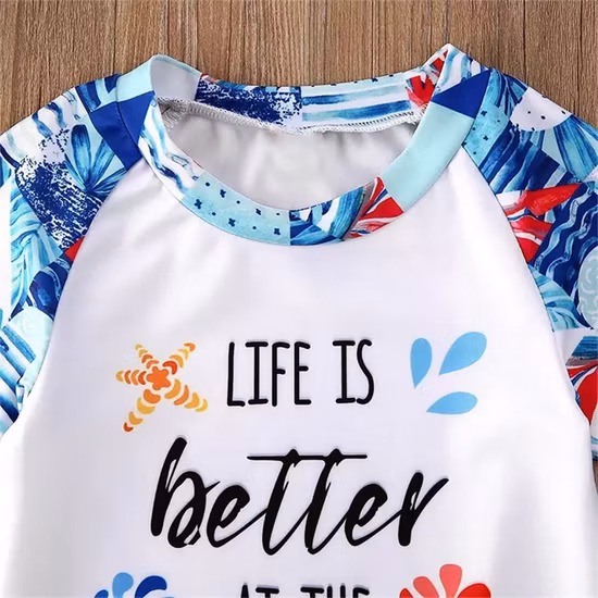 Mode garçons enfants maillot de bain en gros garçon maillot de bain deux