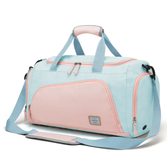 Moderne élégant simple Double épaule Sports de plein air Yoga Fitness voyage décontracté sac à main bagages sac polochon (CY1805)