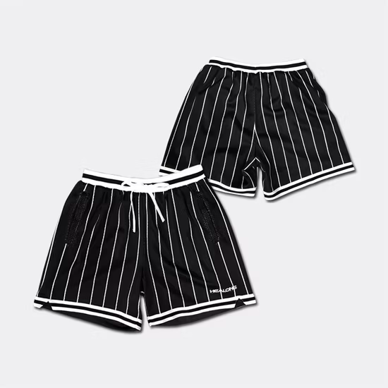 Maillot de basket-ball pour hommes en gros, impression sublimée personnalisée, conception de vêtements de sport, logo brodé, short de basket-ball décontracté en maille